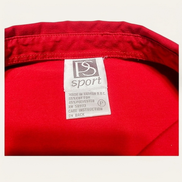 PS Sport Vintage Casual Short Sleeve‎ Button Down – Petite Small - Picture 5 of 9
